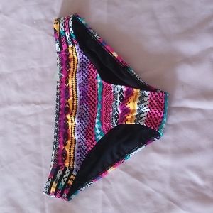 NOBO Colorful Aztec Bikini Bottoms Size Medium NWT